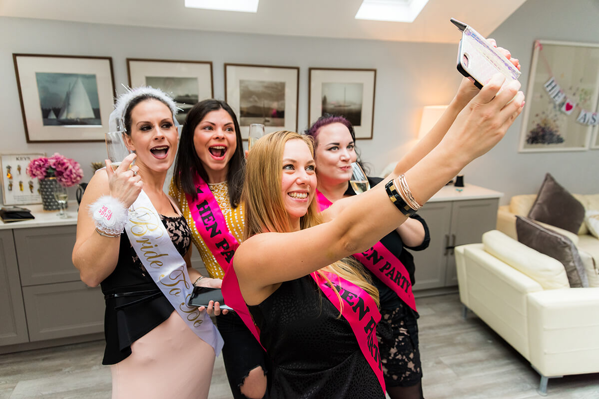 Cheers to the bride!